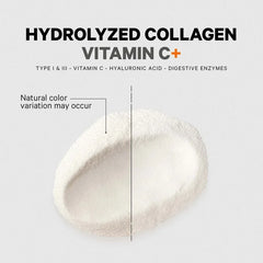 Codeage Collagen Peptides Powder, Type 1 & 3 Grass-Fed Bovine, Vitamin C