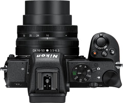 Nikon - Z50 Mirrorless Camera Two Lens Kit with NIKKOR Z DX 16-50mm f/3.5-6.3 VR and NIKKOR Z DX 50-250mm f/4.5-6.3 VR Lenses - Black