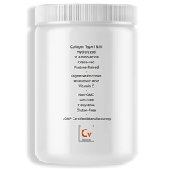 Codeage Collagen Peptides Powder, Type 1 & 3 Grass-Fed Bovine, Vitamin C