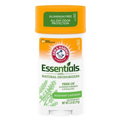 Arm & Hammer Essentials Deodorant- Fresh Rosemary Lavender- Wide Stick- 2.5oz- Made with Natural Deodorizers- Free From Aluminum, Parabens Phthalates