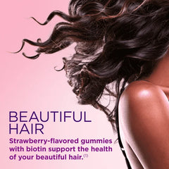 Nature's Bounty Hair Skin and Nail Vitamins With Biotin, Gummies, 90 Ct